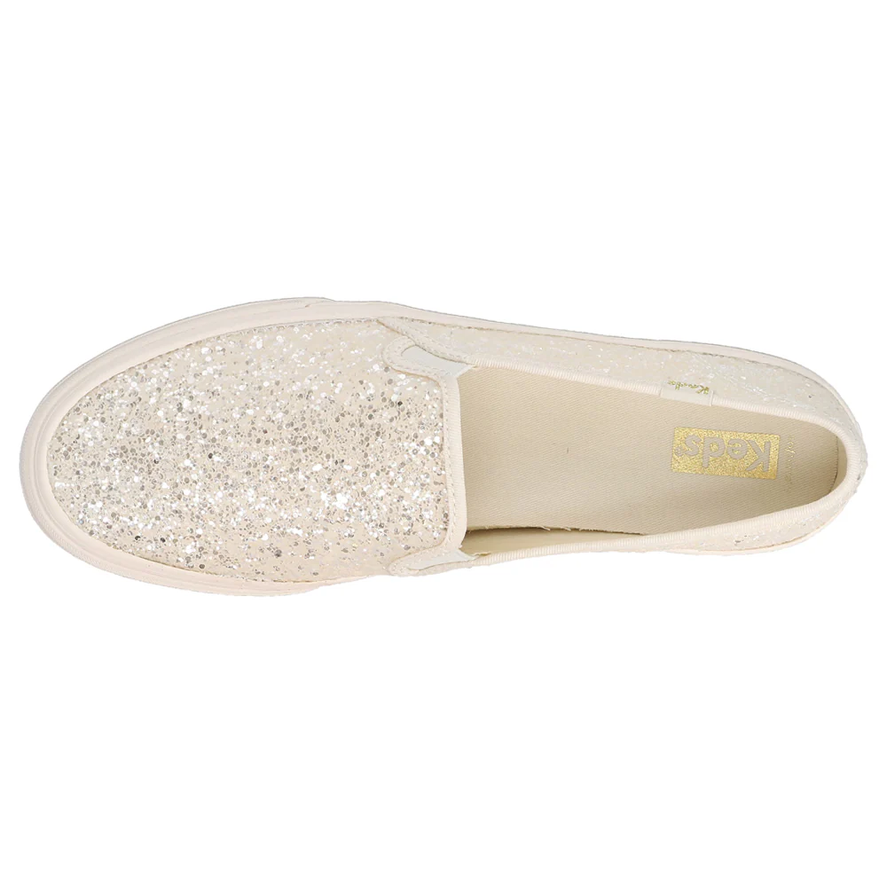 Double Decker Glitter Slip On Sneakers - Image 4