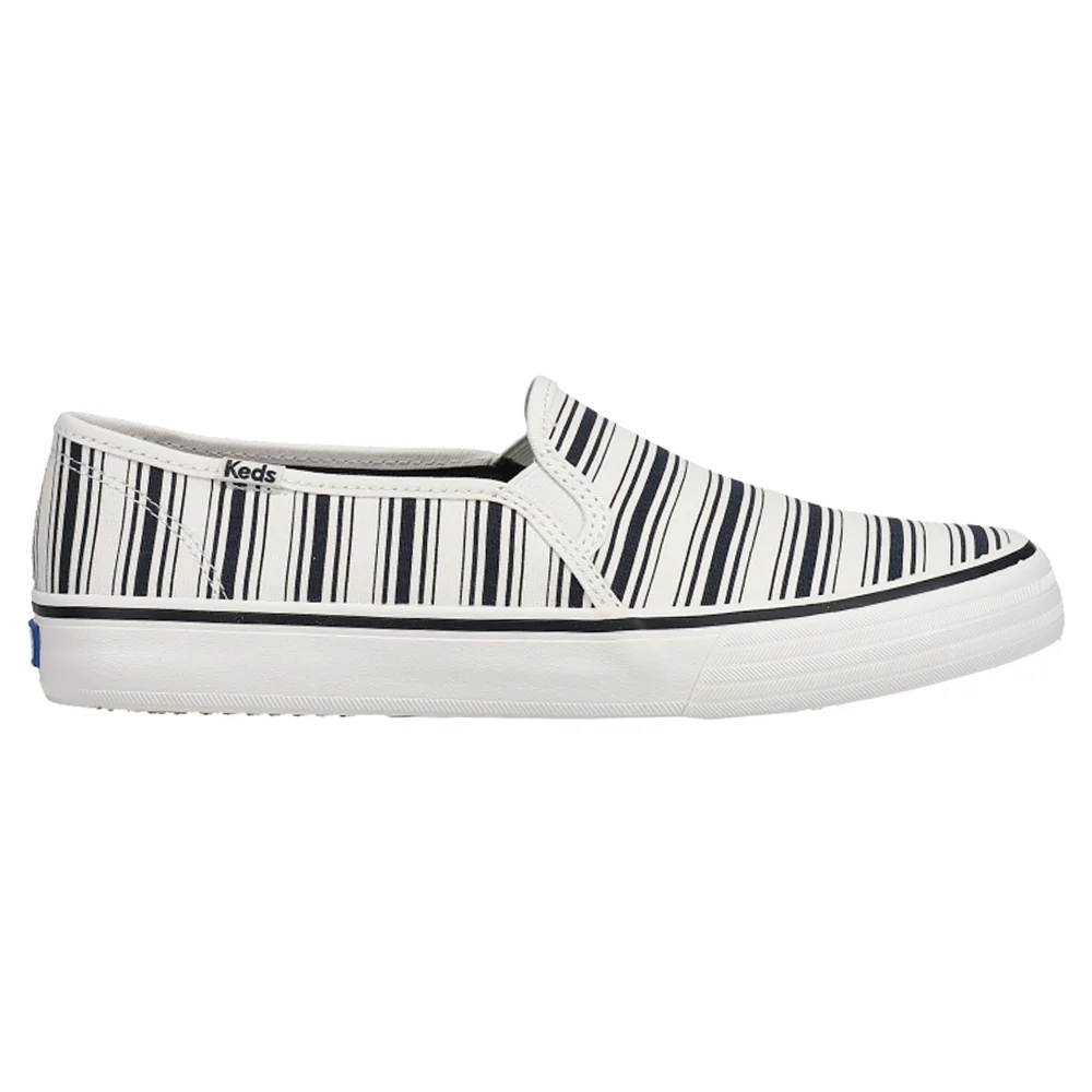 Double Decker Striped Slip On Sneakers