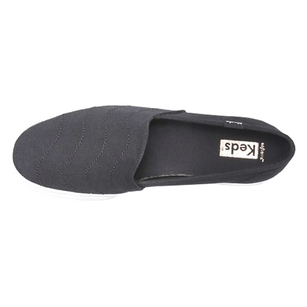 Double Decker Canvas Slip On Sneakers - Image 4