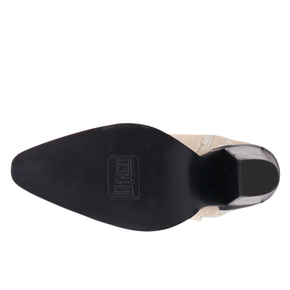 Double Take Suede Leather Snip Toe Cowboy Boots - Image 5