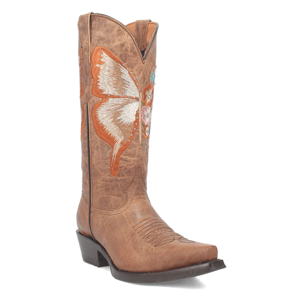 Duchess Embroidered Snip Toe Pull On Boots - Image 2