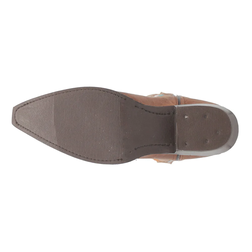 Duchess Embroidered Snip Toe Pull On Boots - Image 5