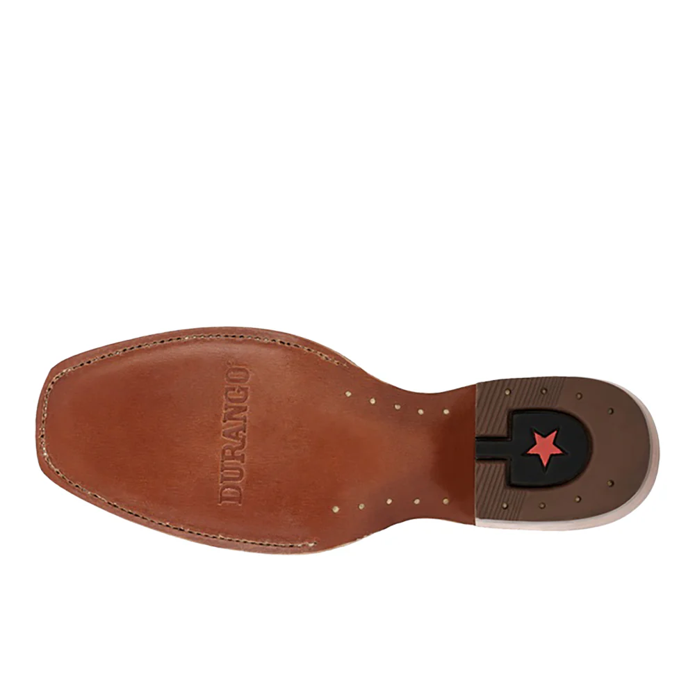 Arena Elite Embroidered Square Toe Pull On Cowboy Boots - Image 5
