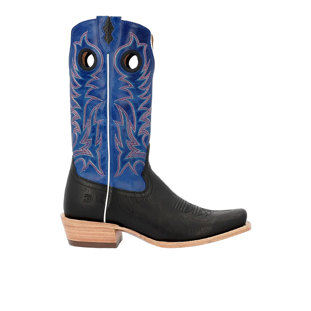 Arena Elite Embroidered Square Toe Pull On Cowboy Boots