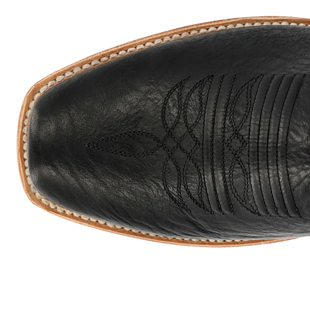 Arena Elite Embroidered Square Toe Pull On Cowboy Boots - Image 4