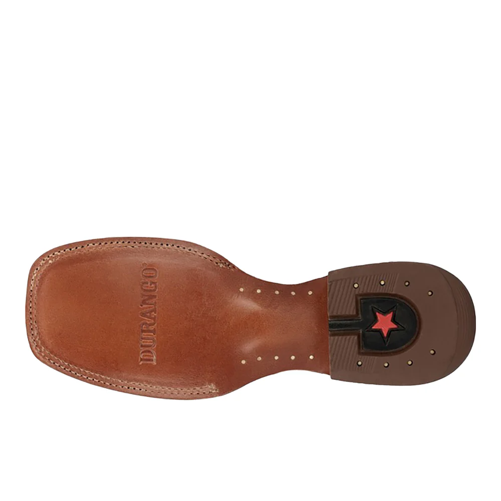 Arena Elite Embroidered Square Toe Pull On Cowboy Boots - Image 5