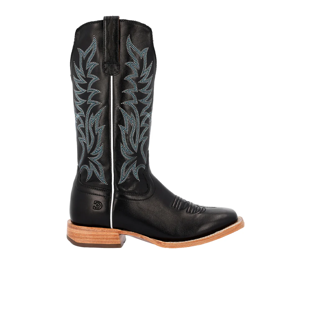 Arena Elite Embroidered Square Toe Pull On Cowboy Boots