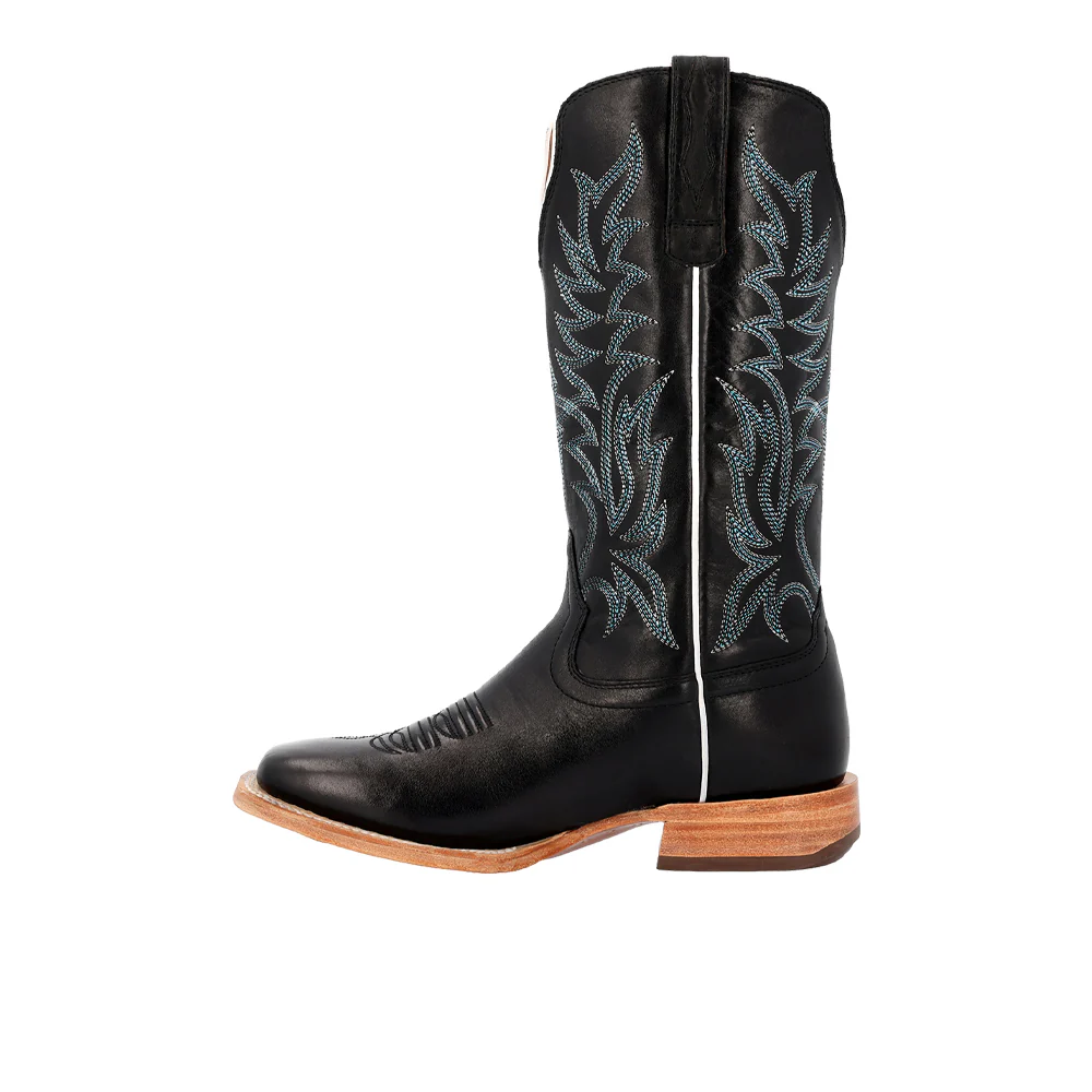 Arena Elite Embroidered Square Toe Pull On Cowboy Boots - Image 3