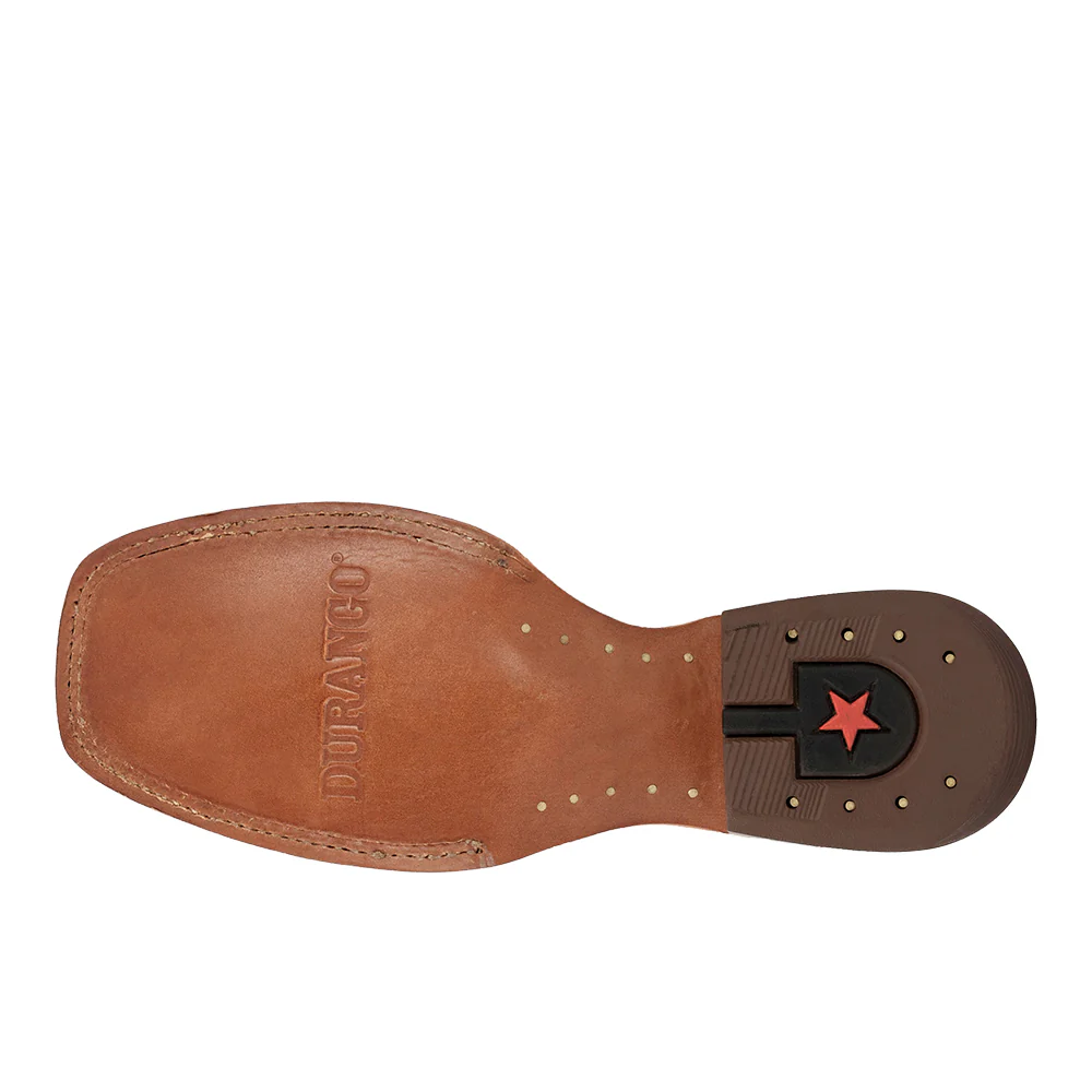 Arena Elite Embroidered Square Toe Pull On Cowboy Boots - Image 5