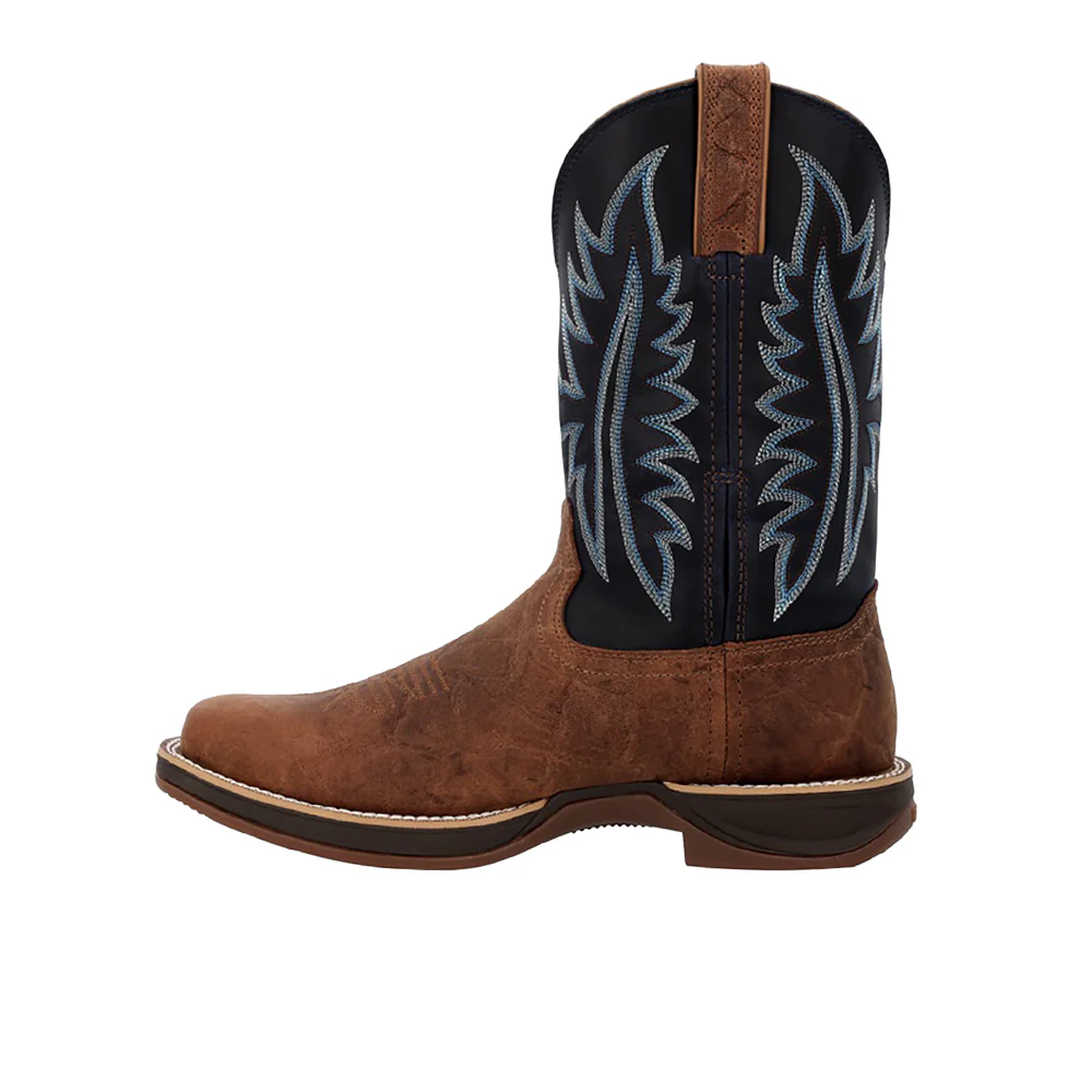 Rebel Ultra-Lite Embroidered Square Toe Pull On Cowboy Boots - Image 3