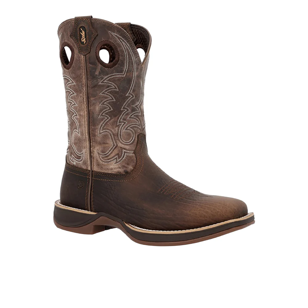 Rebel Ultra-Lite Square Toe Pull On Cowboy Boots - Image 2