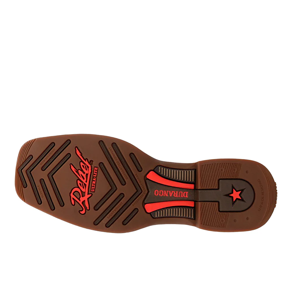Rebel Ultra-Lite Square Toe Pull On Cowboy Boots - Image 5