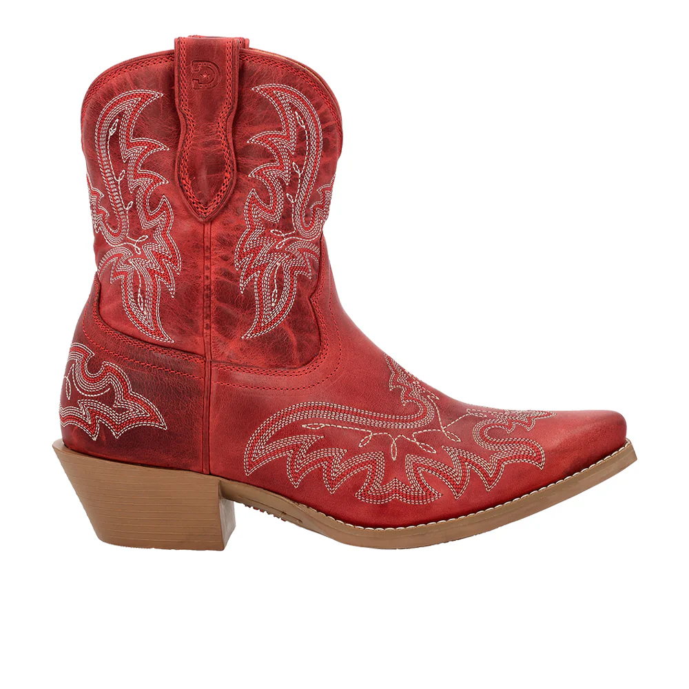 Shyloh Embroidered Snip Toe Pull On Cowboy Booties