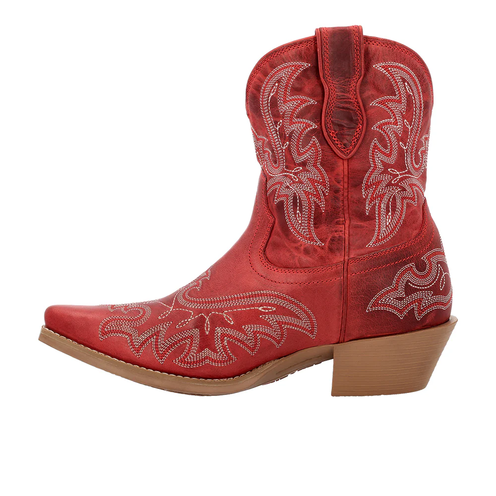 Shyloh Embroidered Snip Toe Pull On Cowboy Booties - Image 3