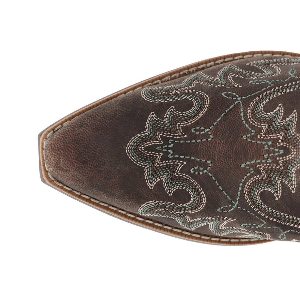 Shyloh Embroidered Snip Toe Pull On Cowboy Booties - Image 4