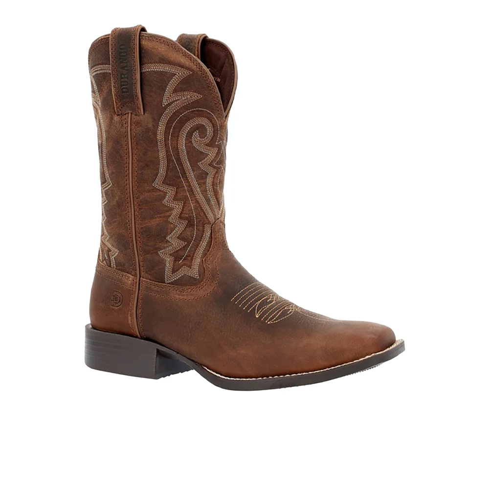 Westward Square Toe Pull On Cowboy Boots - Image 2