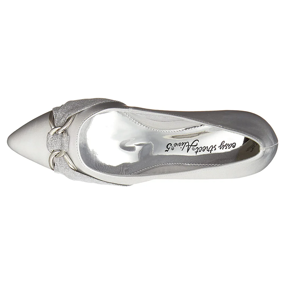 Electa Glitter Pointed Toe Pumps - Image 4