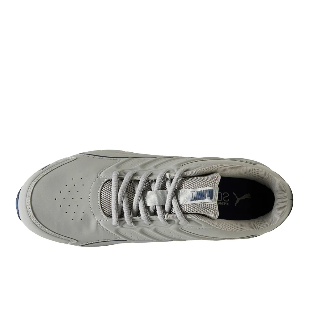 Electro Synthetic Leather Lace Up Sneakers - Image 4