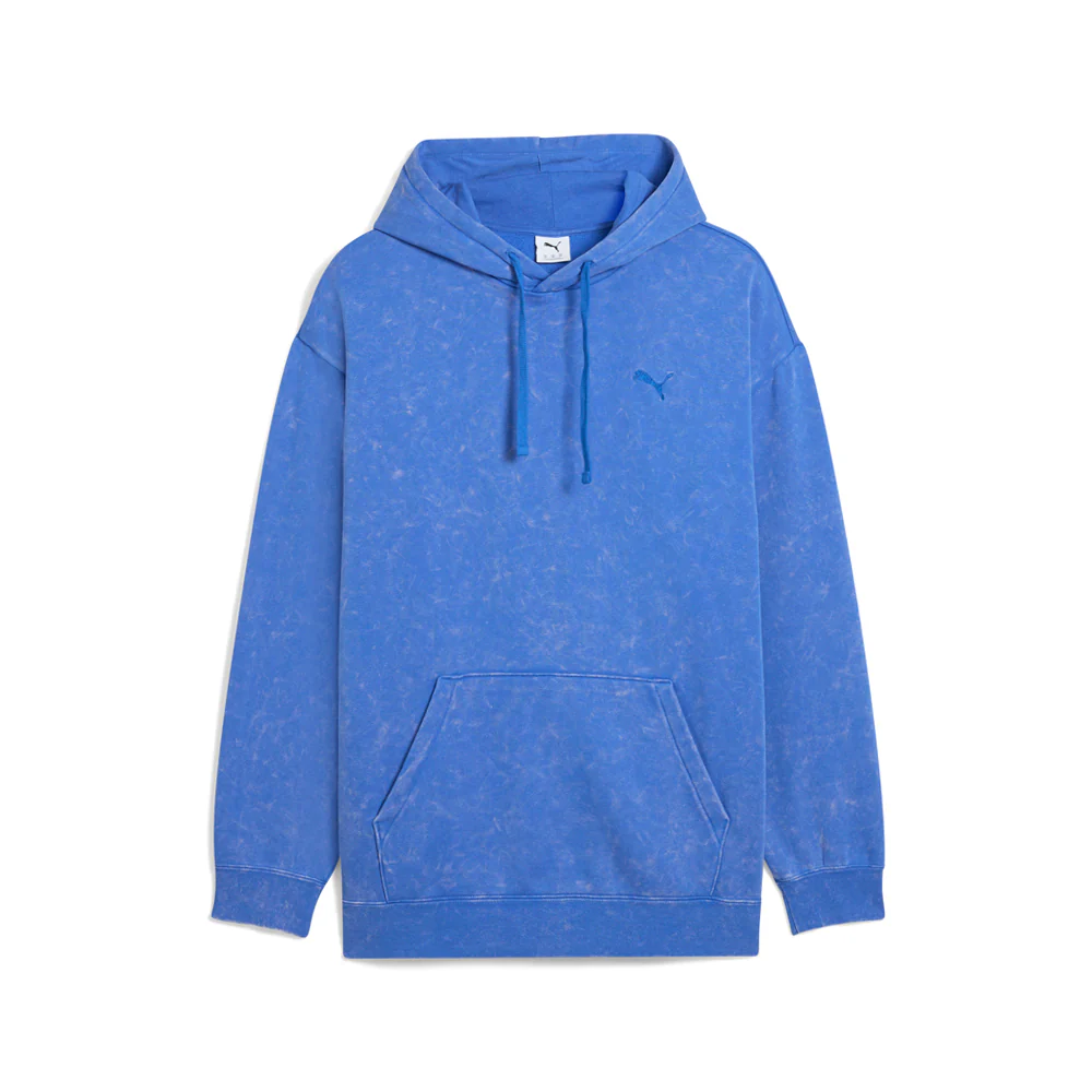 Elevated Essentials Acid Wash Fleece Pullover Hoodie