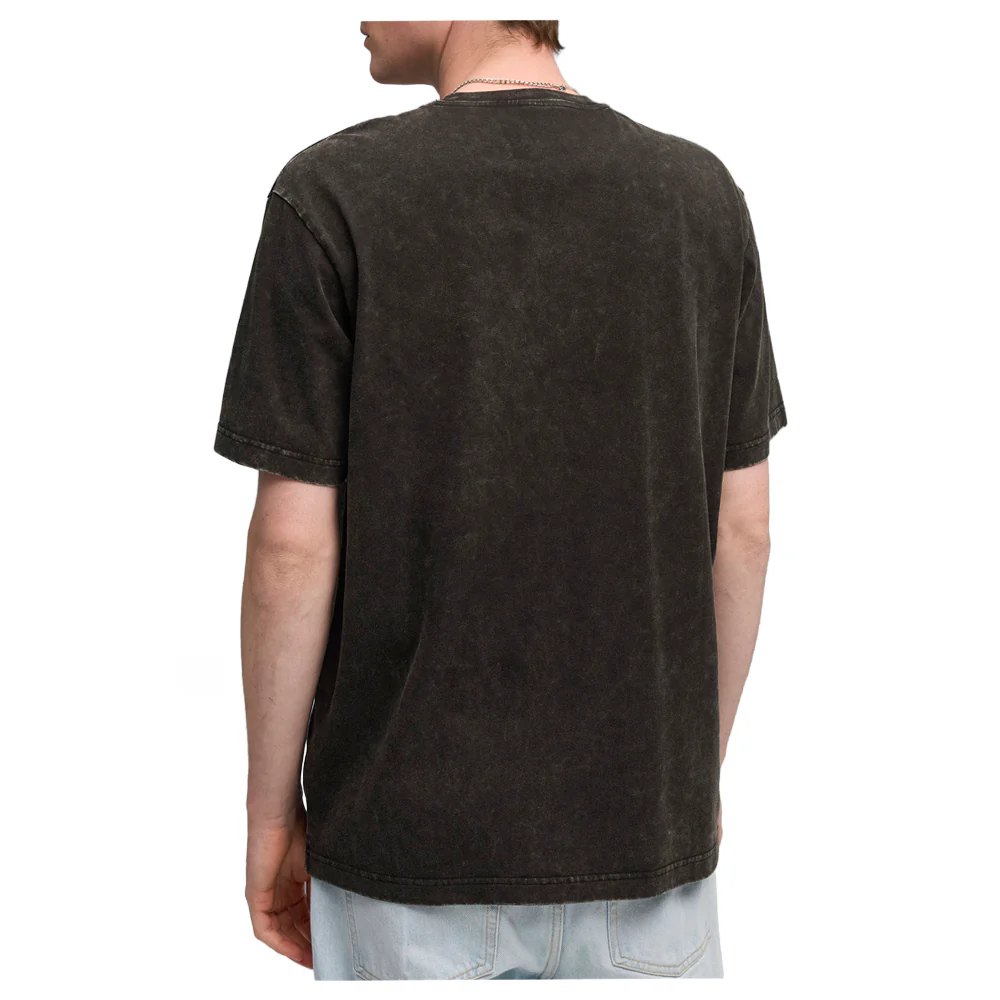 Elevated Essentials Acid Wash Crew Neck Short Sleeve T-Shirt - Image 4