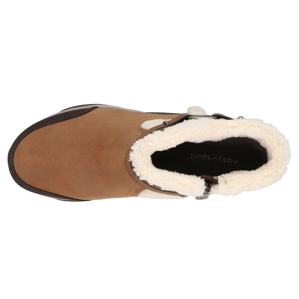Elinor Mid Round Toe Zippered Booties - Image 4