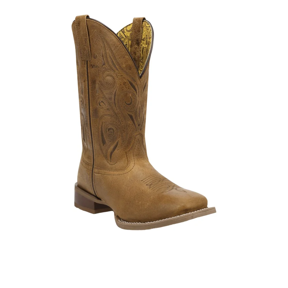 Emberlynn Square Toe Pull On Cowboy Boots - Image 2