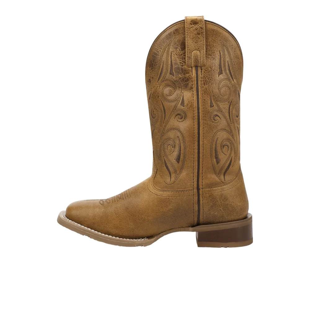 Emberlynn Square Toe Pull On Cowboy Boots - Image 3