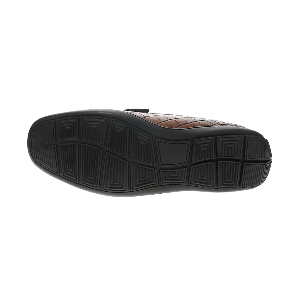 Embrey Croc Print Loafers - Image 5