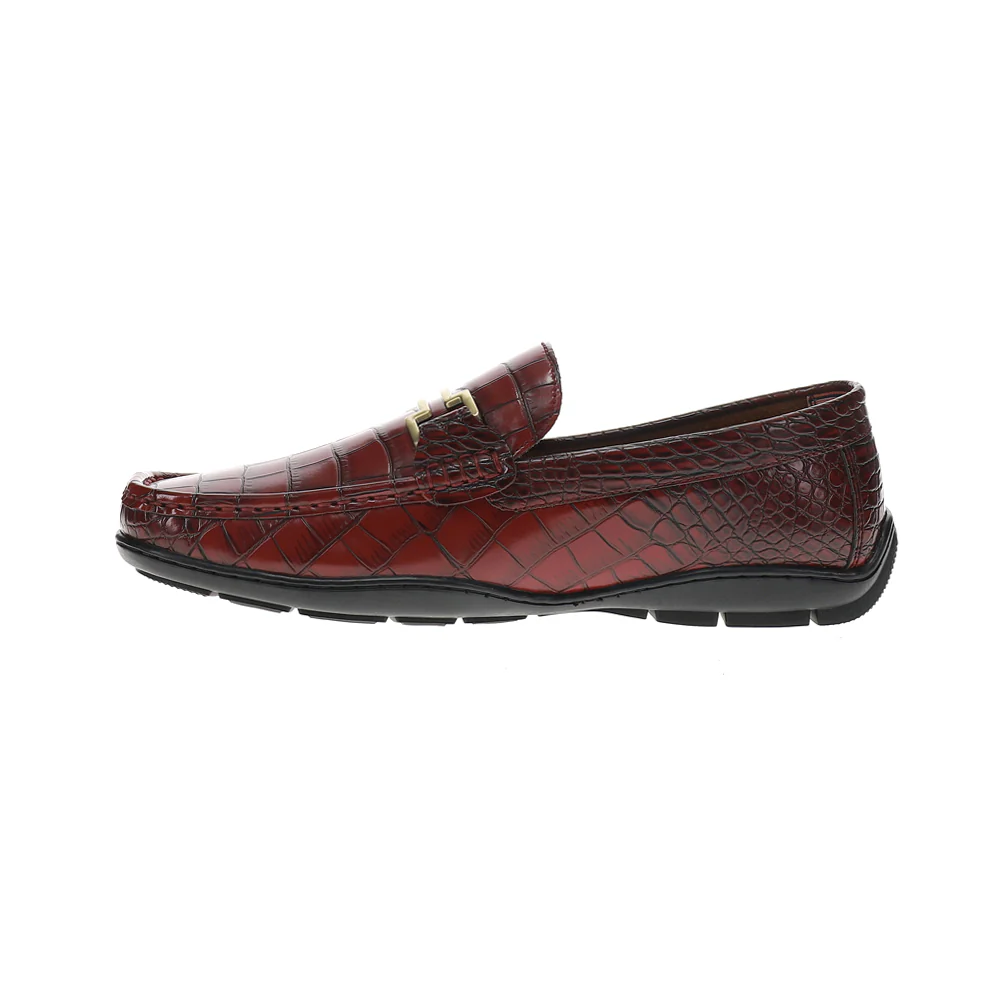 Embrey Croc Print Loafers - Image 3