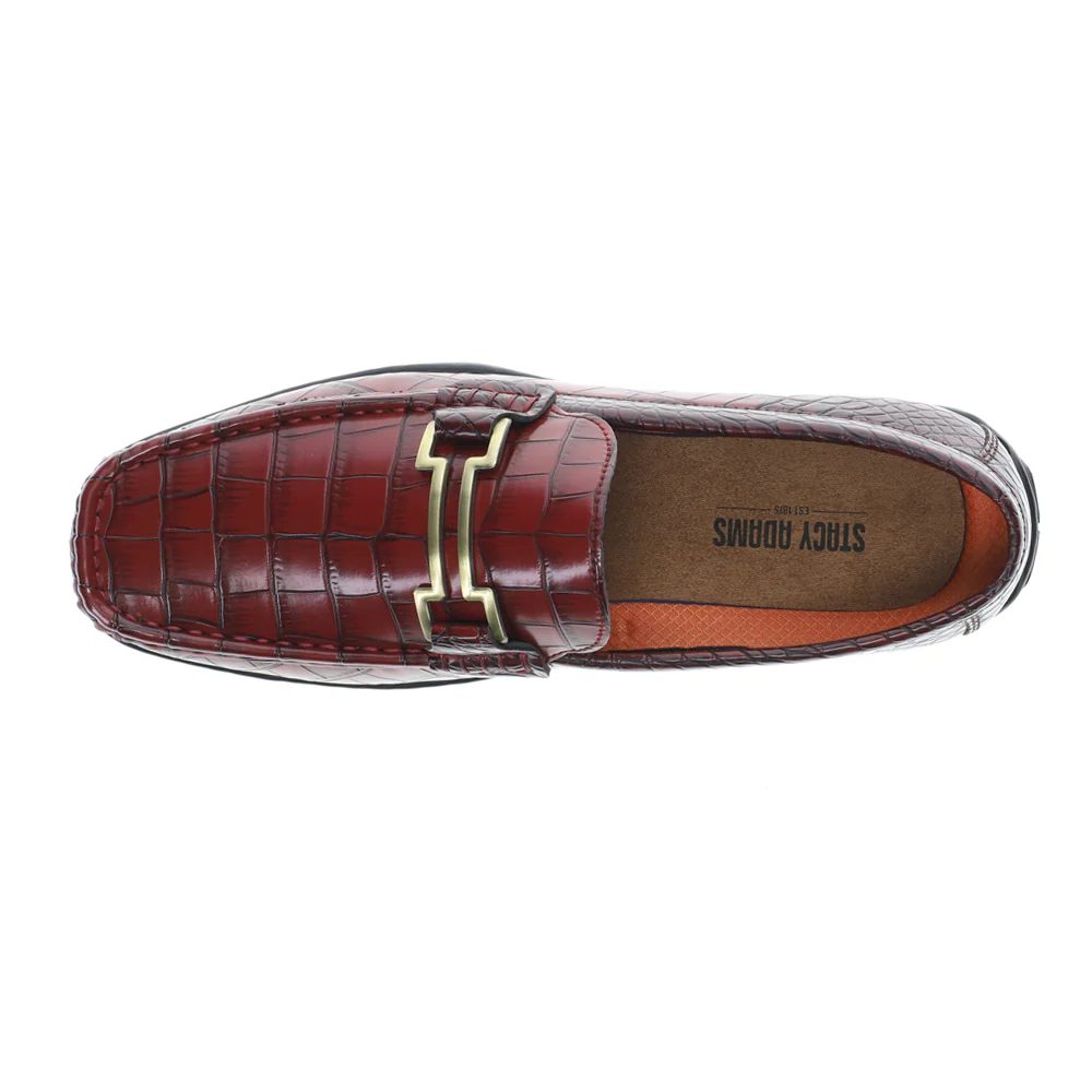 Embrey Croc Print Loafers - Image 4