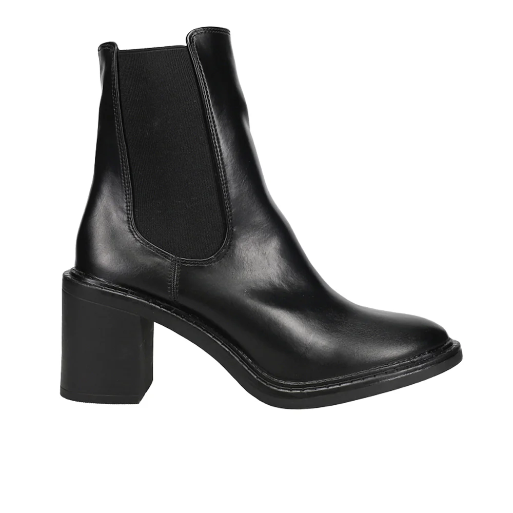 Emma Round Toe Zippered Chelsea Booties