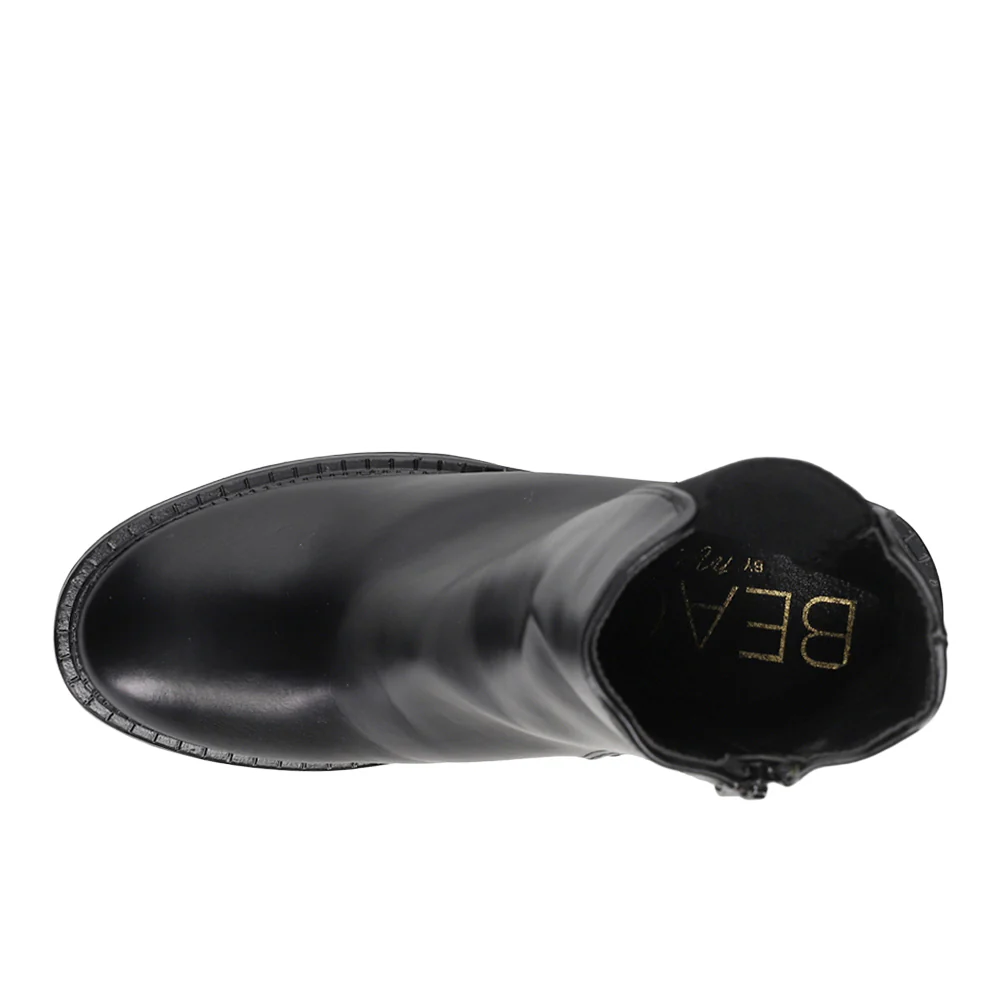 Emma Round Toe Zippered Chelsea Booties - Image 4