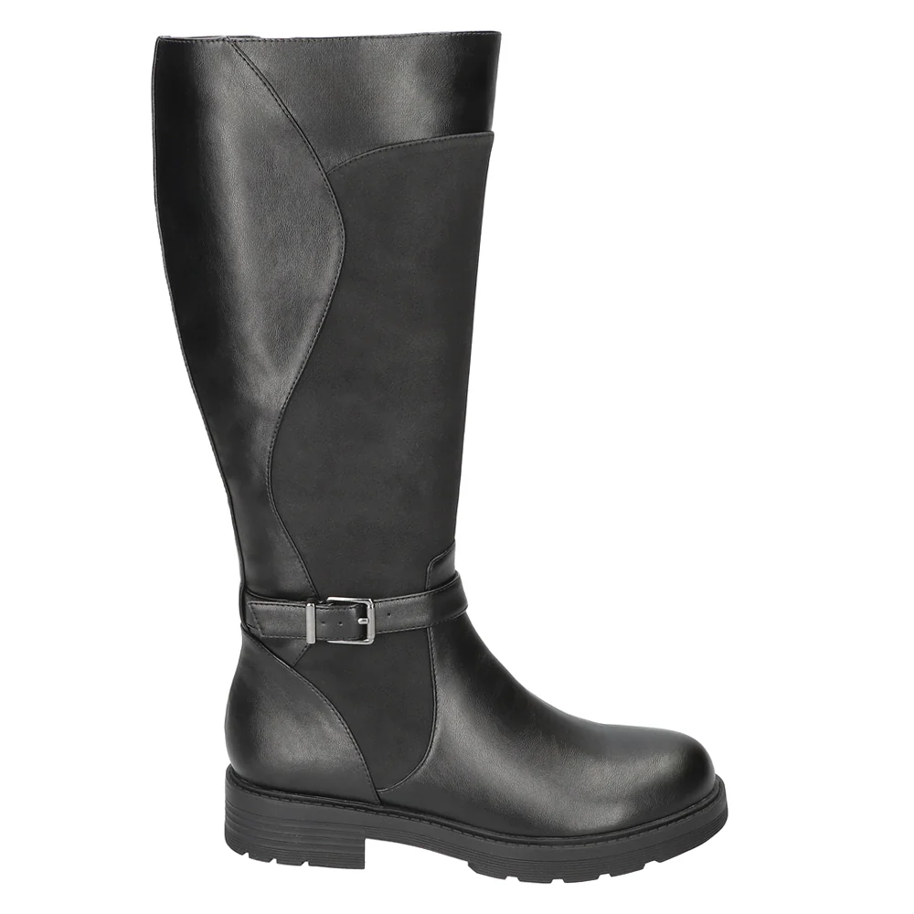 Erica Round Toe Zippered Boots