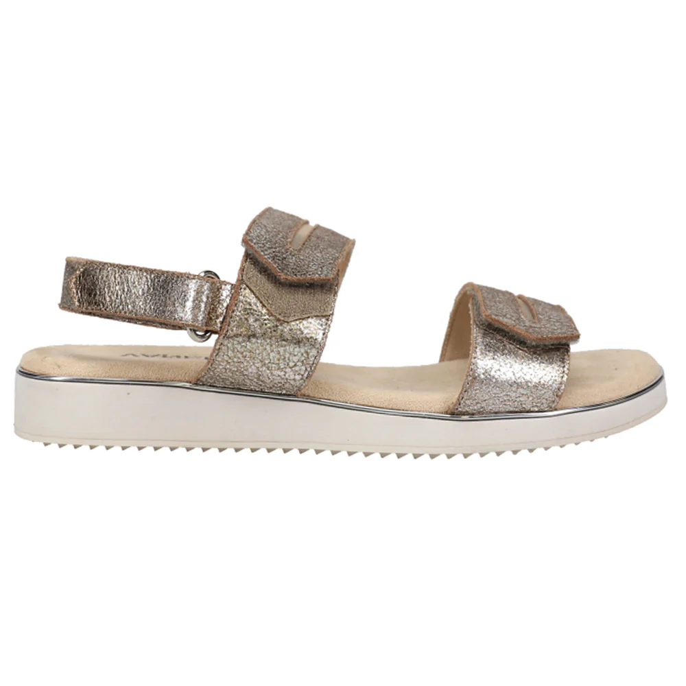 Espe Metallic Sling Back Sandals
