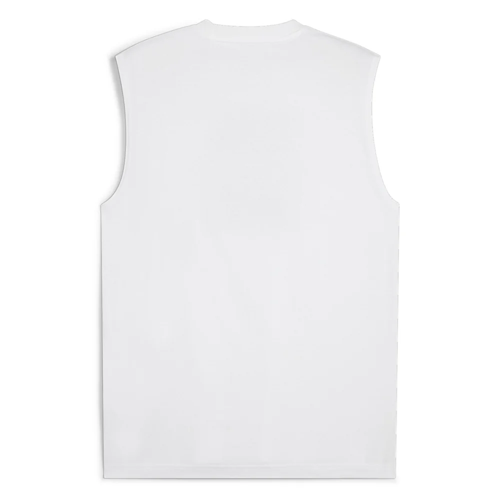 Essentials Palm Resort Graphic Crew Neck Sleeveless T-Shirt - Image 2