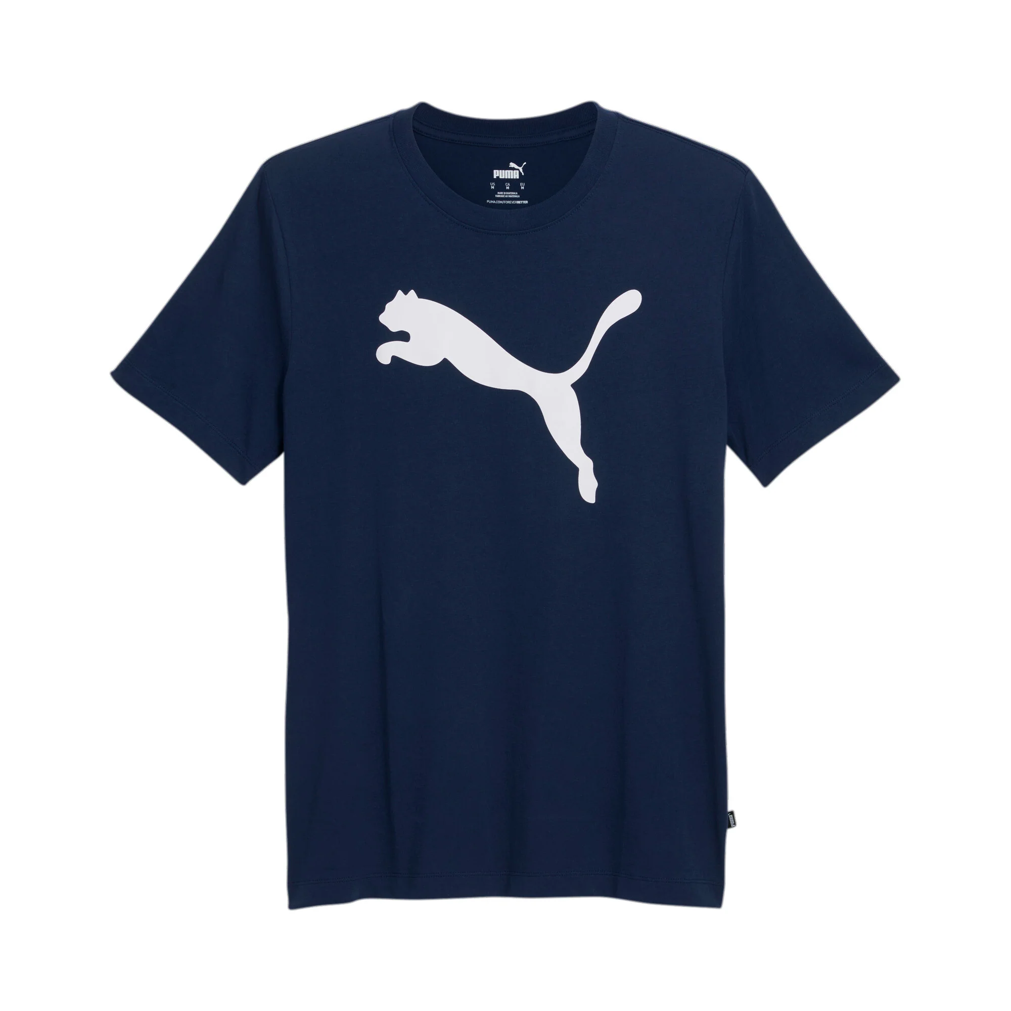 Essentials Big Cat Logo Crew Neck Short Sleeve T-Shirt