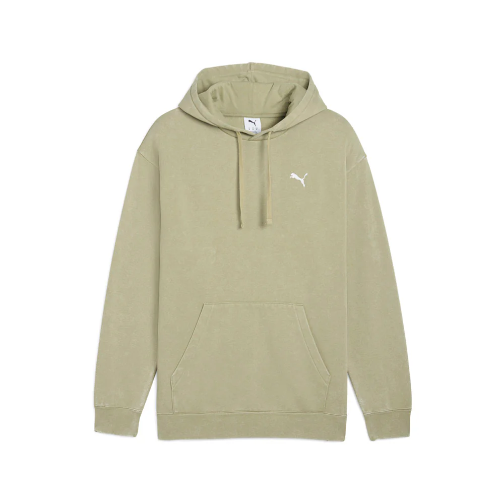 Elevated Essentials Acid Wash Fleece Pullover Hoodie