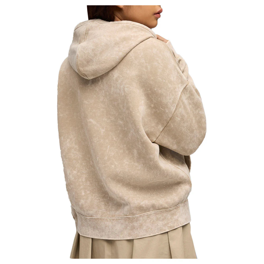 Elevated Essentials Acid Wash Fleece Pullover Hoodie - Image 4
