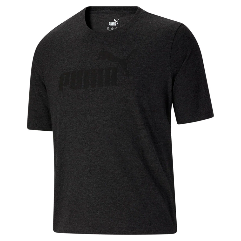 Essentials Heather Crew Neck Short Sleeve T-Shirt - Image 3