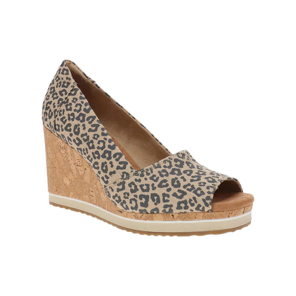 Essential Wedge Peep Toe Sandals - Image 2
