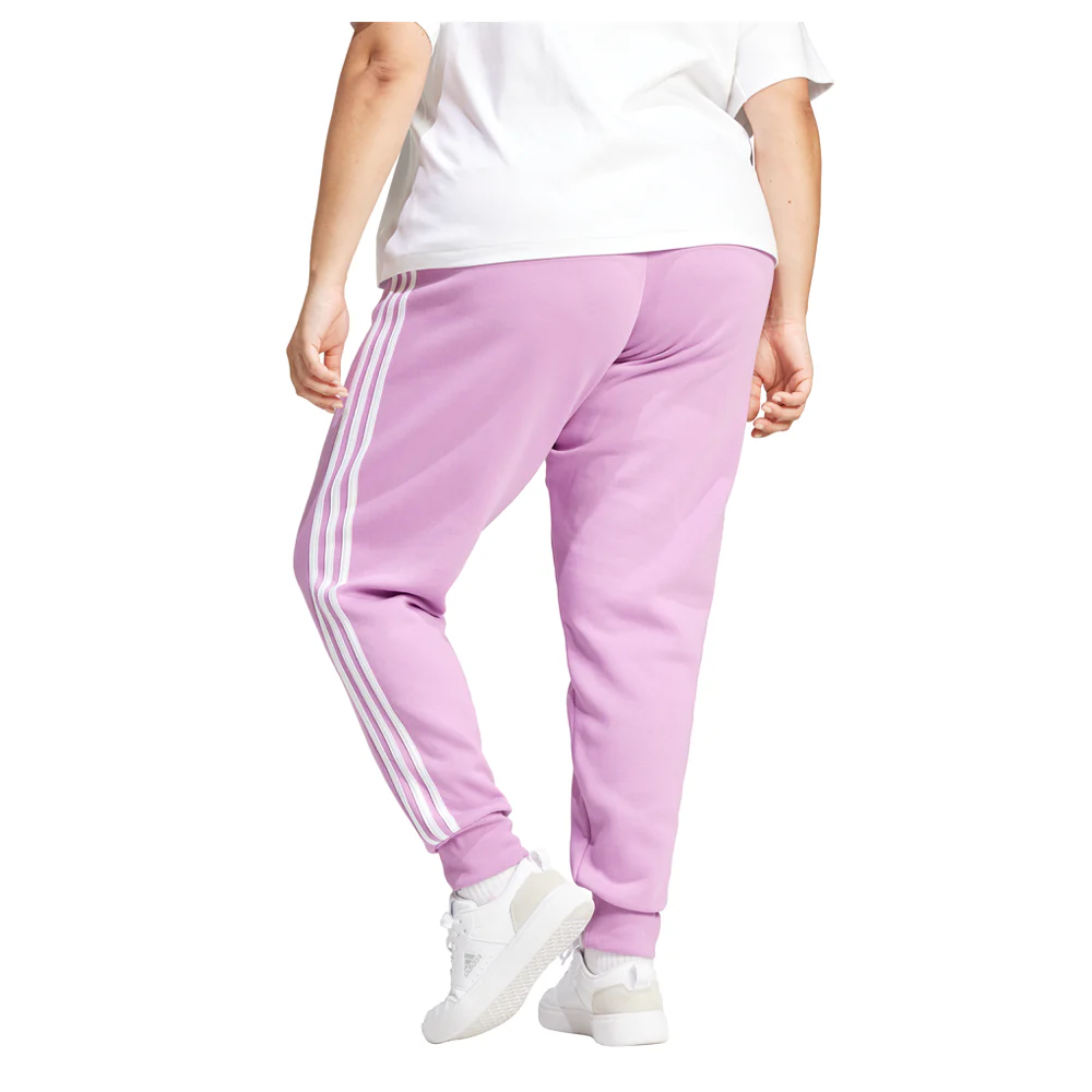 Essentials 3-Stripes Fleece Joggers (Plus Size) - Image 3