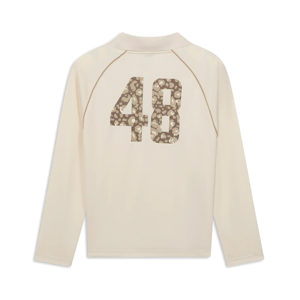 Essentials Animal Print Long Sleeve Polo Shirt - Image 2