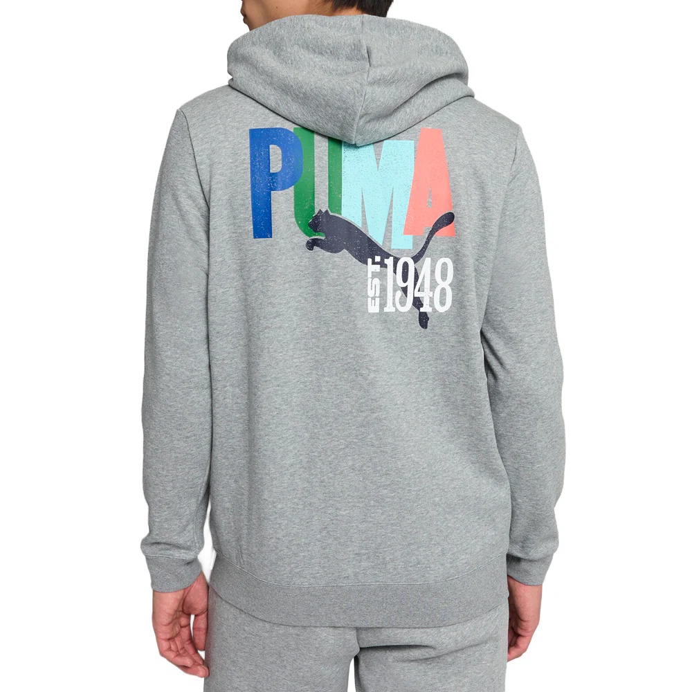 Essentials Distressed Full Zip Hoodie - Image 4