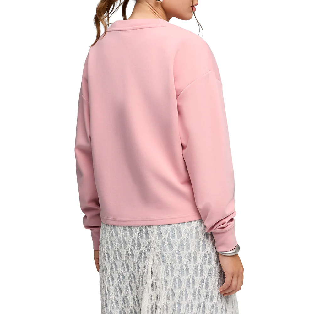 Essentials Elevated Comfort V-Neck Long Sleeve Sweater - Image 4