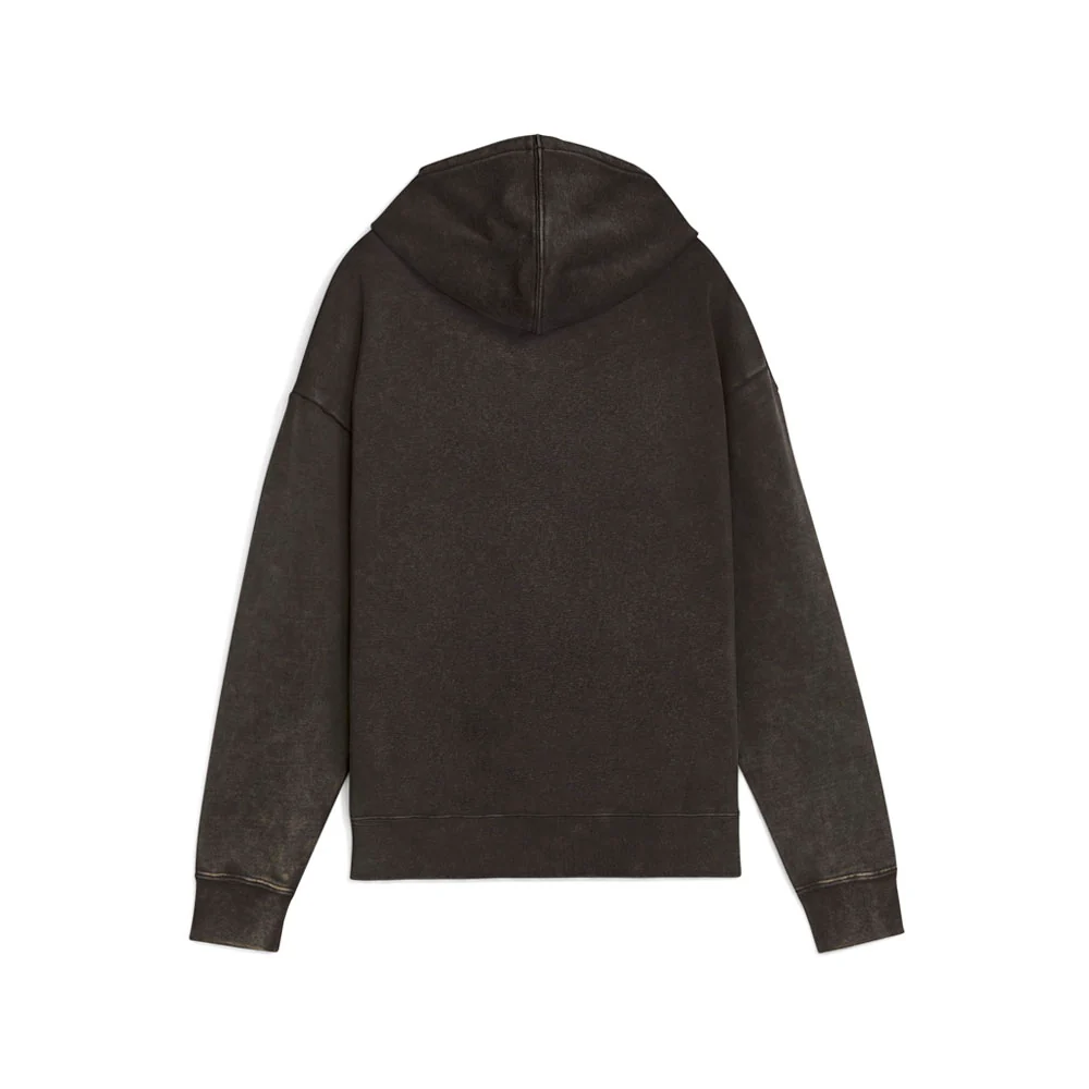 Elevated Essentials Acid Wash Fleece Pullover Hoodie - Image 2
