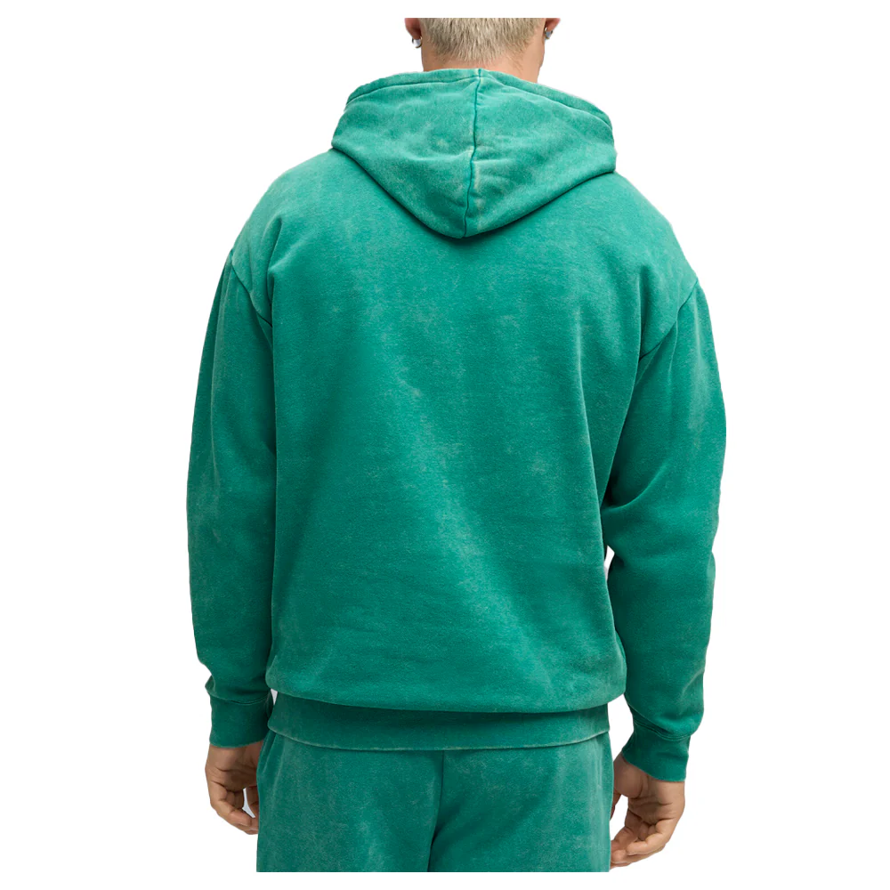 Elevated Essentials Acid Wash Fleece Pullover Hoodie - Image 4