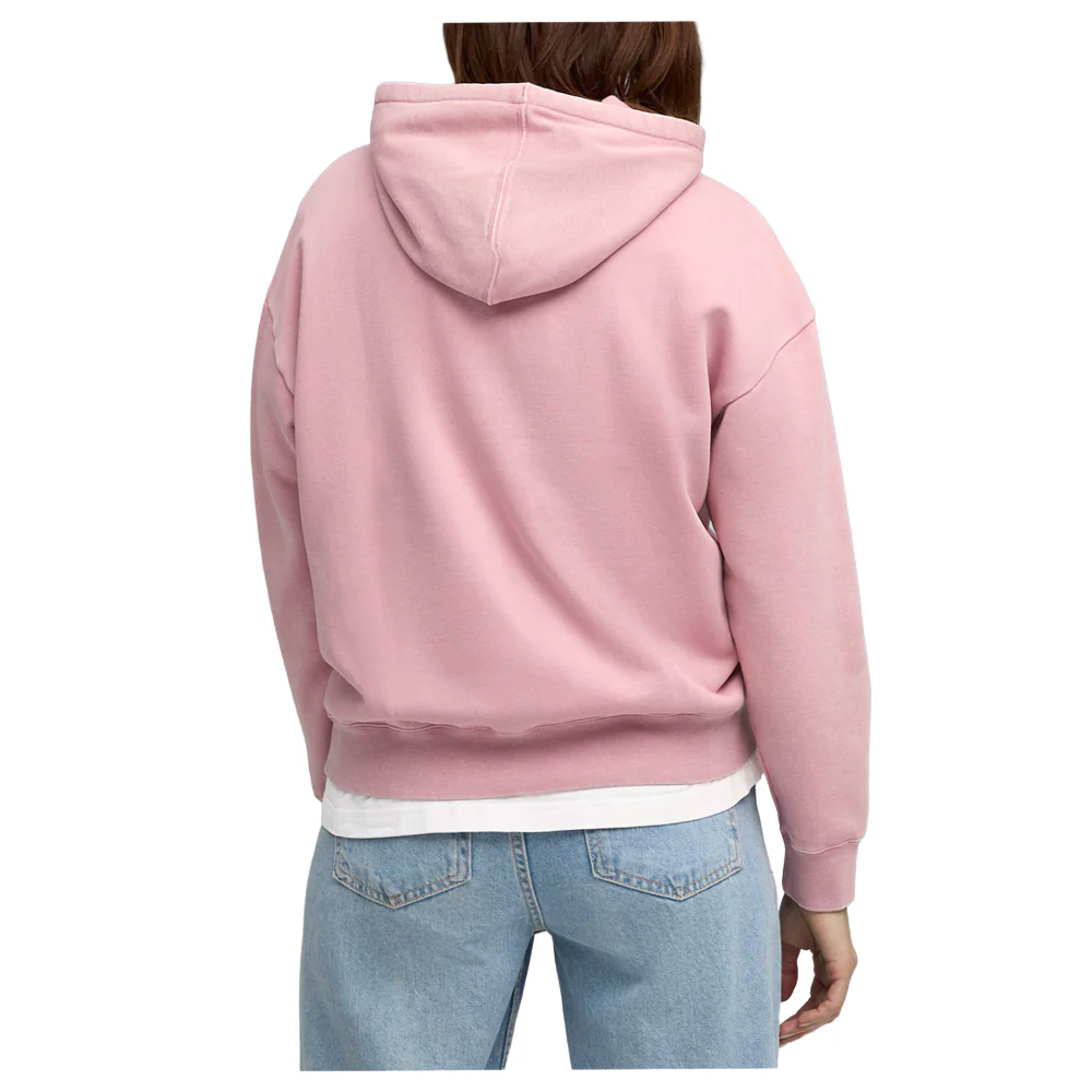 Elevated Essentials Acid Wash Fleece Pullover Hoodie - Image 4
