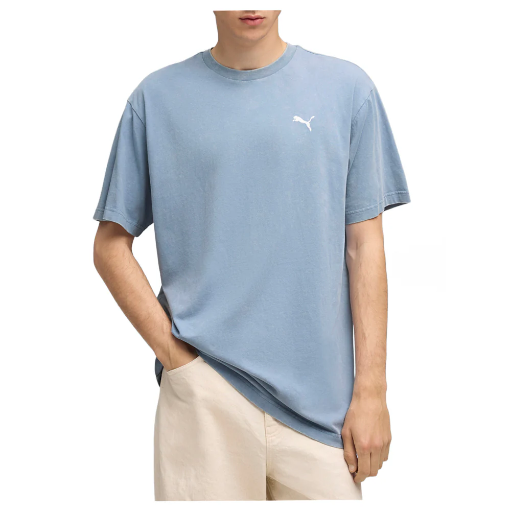 Elevated Essentials Acid Wash Crew Neck Short Sleeve T-Shirt - Image 3