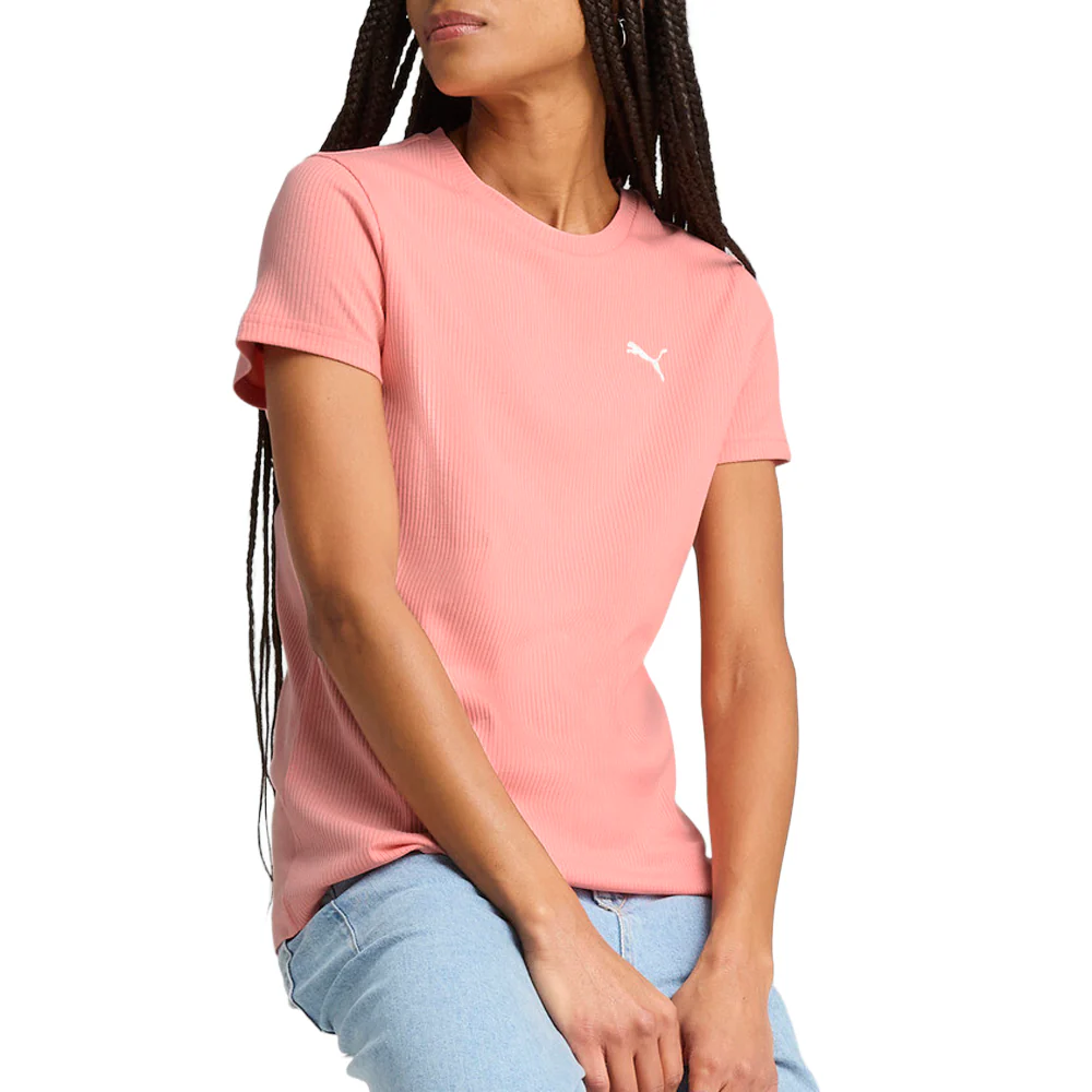 Essentials Elevated Rib Tee - Image 5