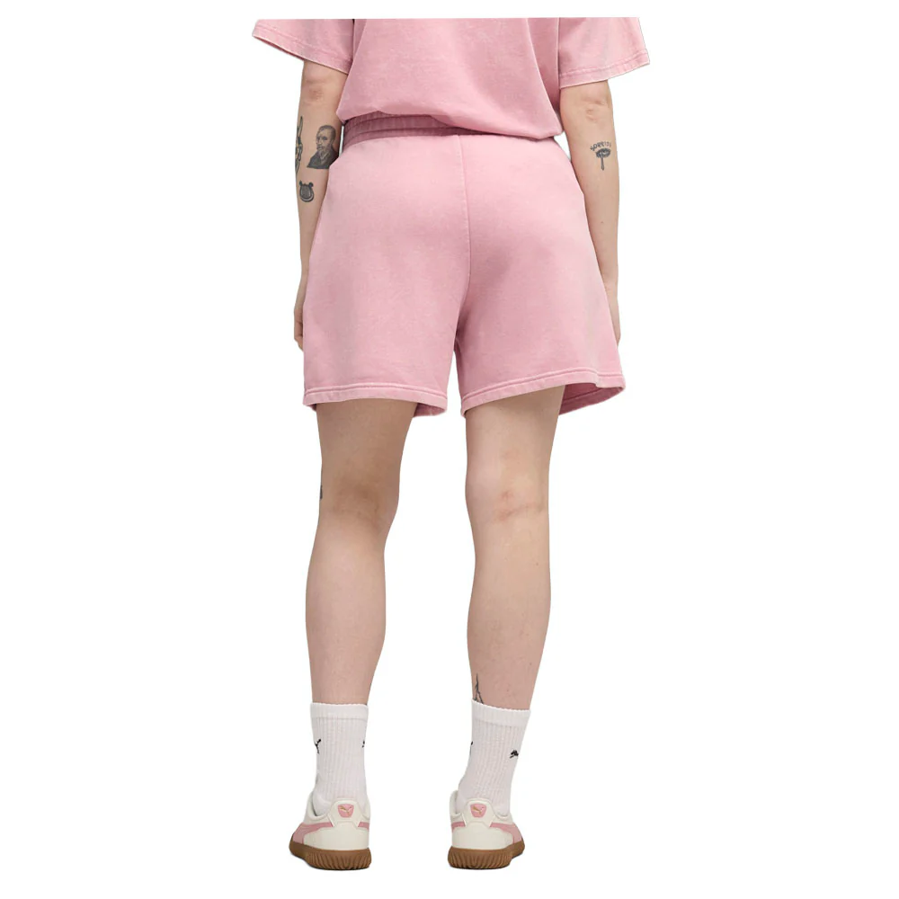 Essentials Elevated Wash High Waist 5 Inch Shorts - Image 4